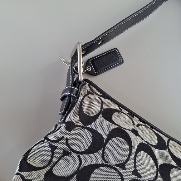 Coach Black and Gray Women's Bag - Picture 10 of 15